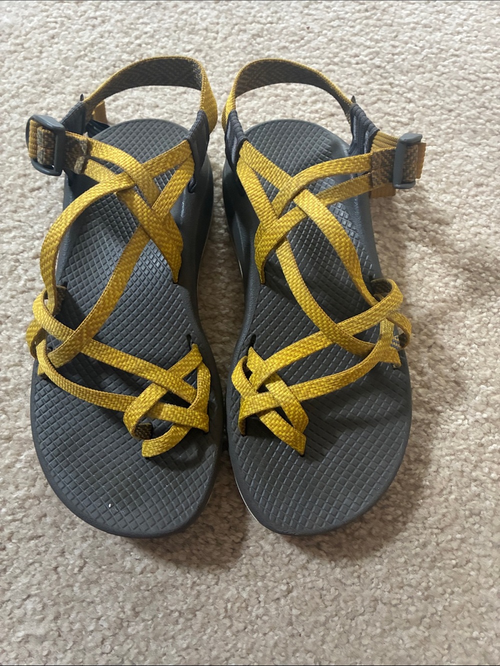 Chaco Women's Yellow Strap Sport Sandals
